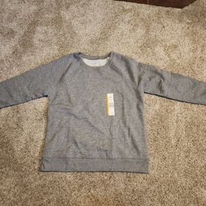 NEW WITH TAG Time and Tru Size 8-10 Long Sleeve Shirt Teal Round Neck TEENS